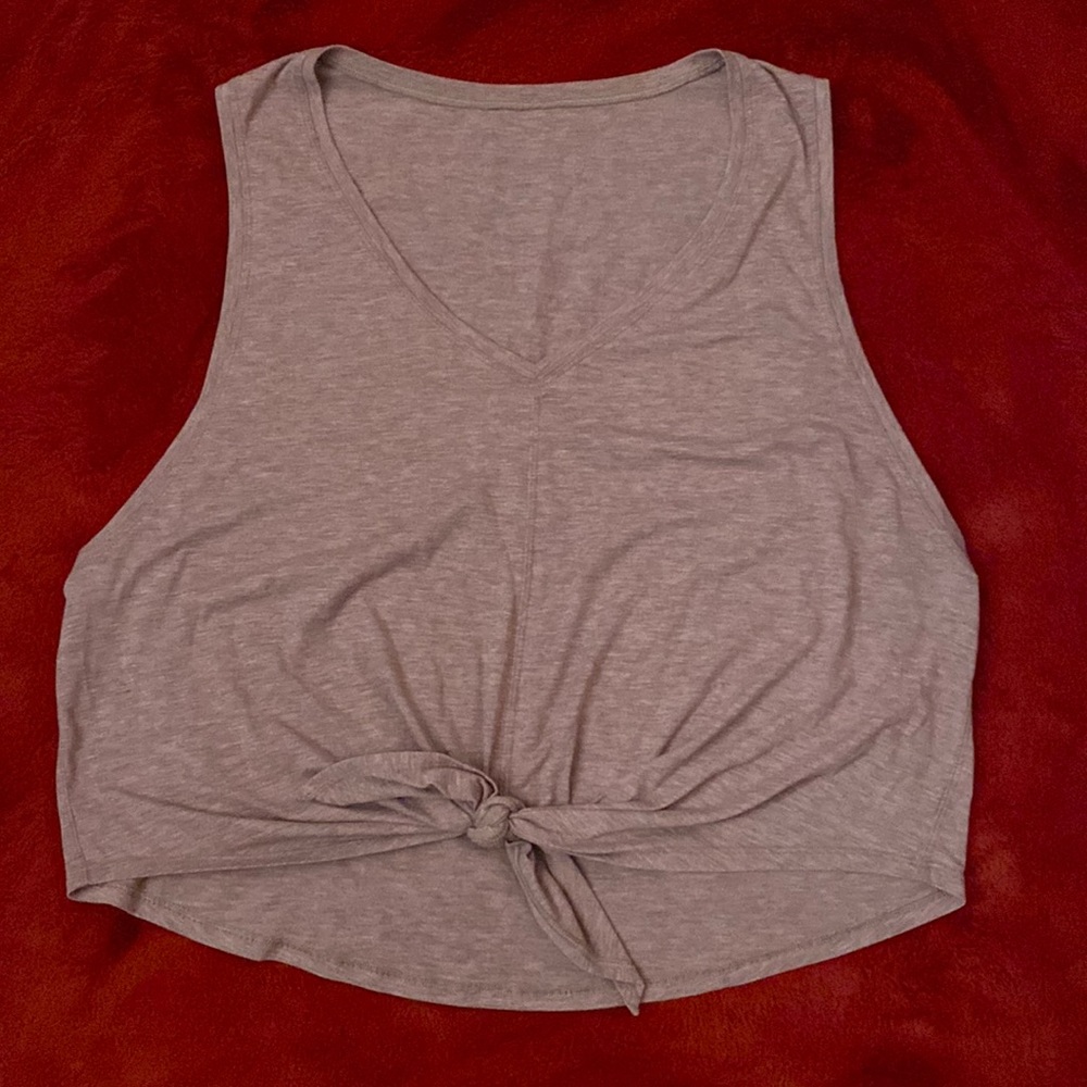 Pink Lululemon tank top